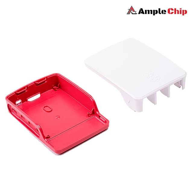 Raspberry Pi 4 case red/white